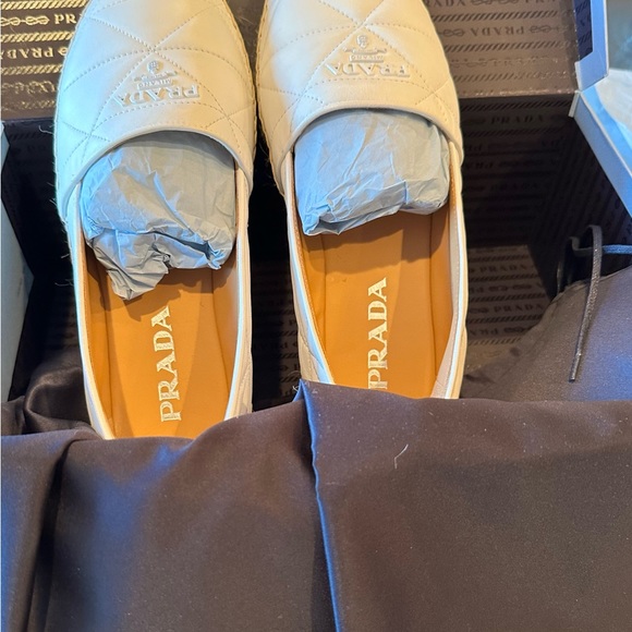 Prada espadrilles, white, size 38 - Picture 4 of 6